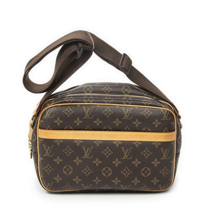 Louis Vuitton Reporter Brown Monogram Canvas Messenger