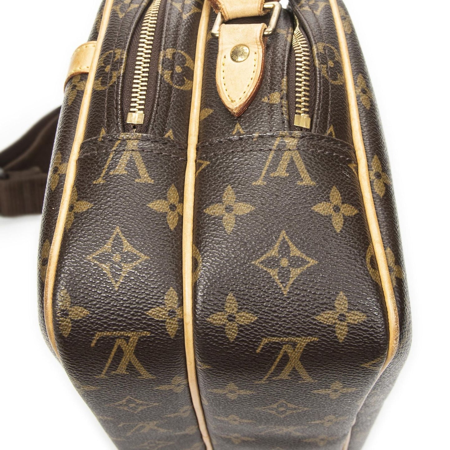 Louis Vuitton Reporter Brown Monogram Canvas Messenger — view 8