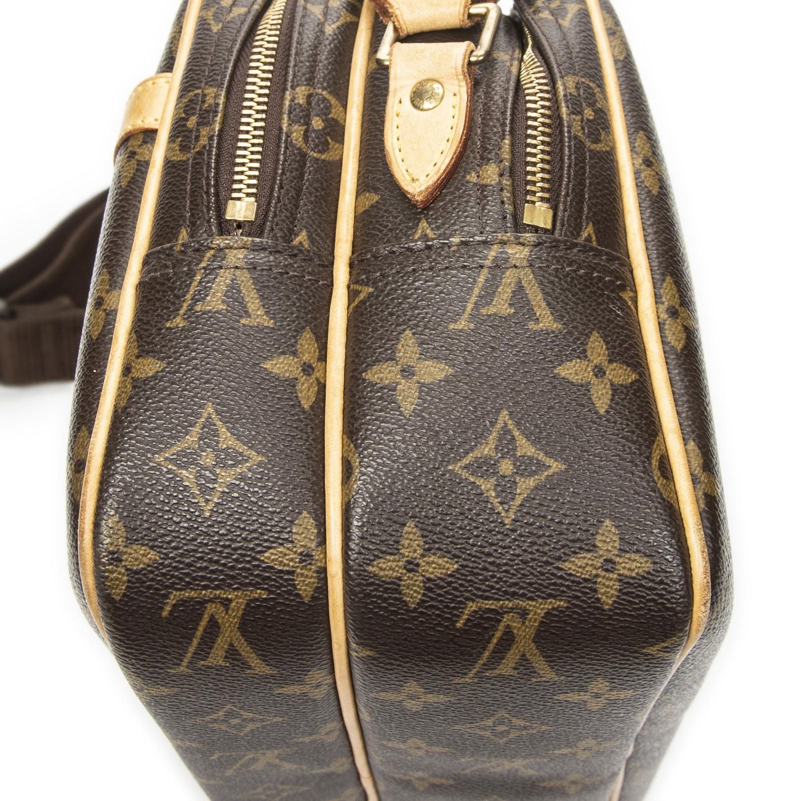 Louis Vuitton Reporter Brown Monogram Canvas Messenger — view 8