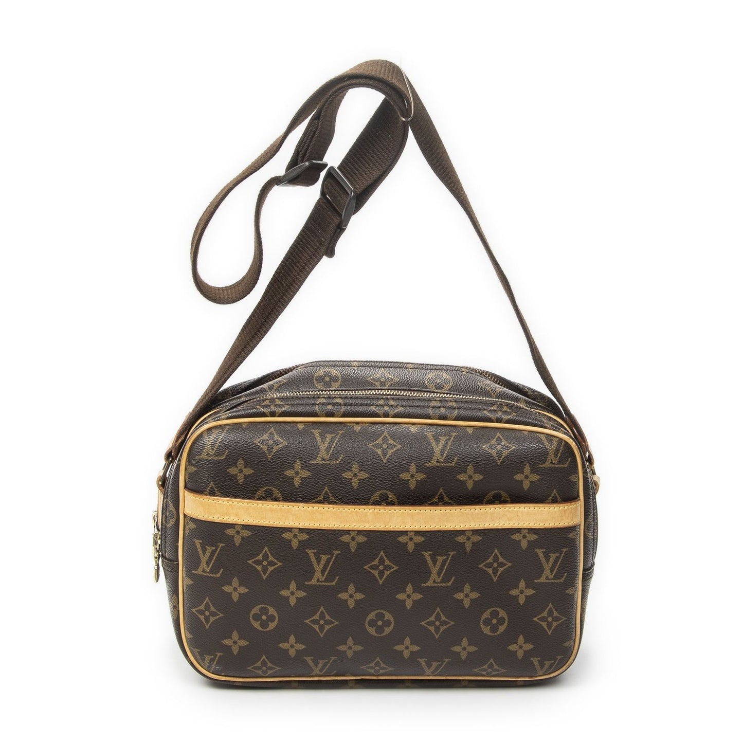 Louis Vuitton Reporter Brown Monogram Canvas Messenger