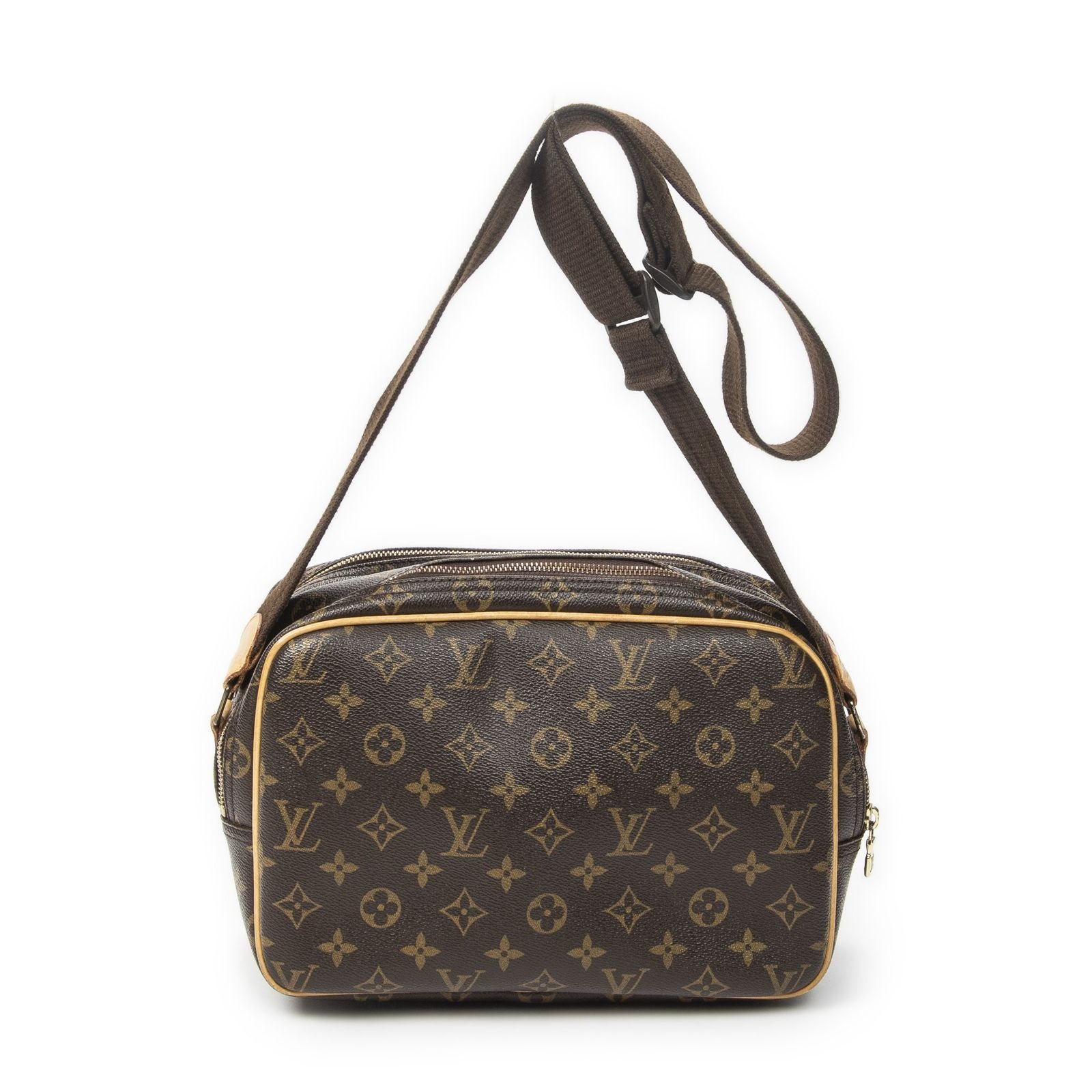 Louis Vuitton Reporter Brown Monogram Canvas Messenger — view 5