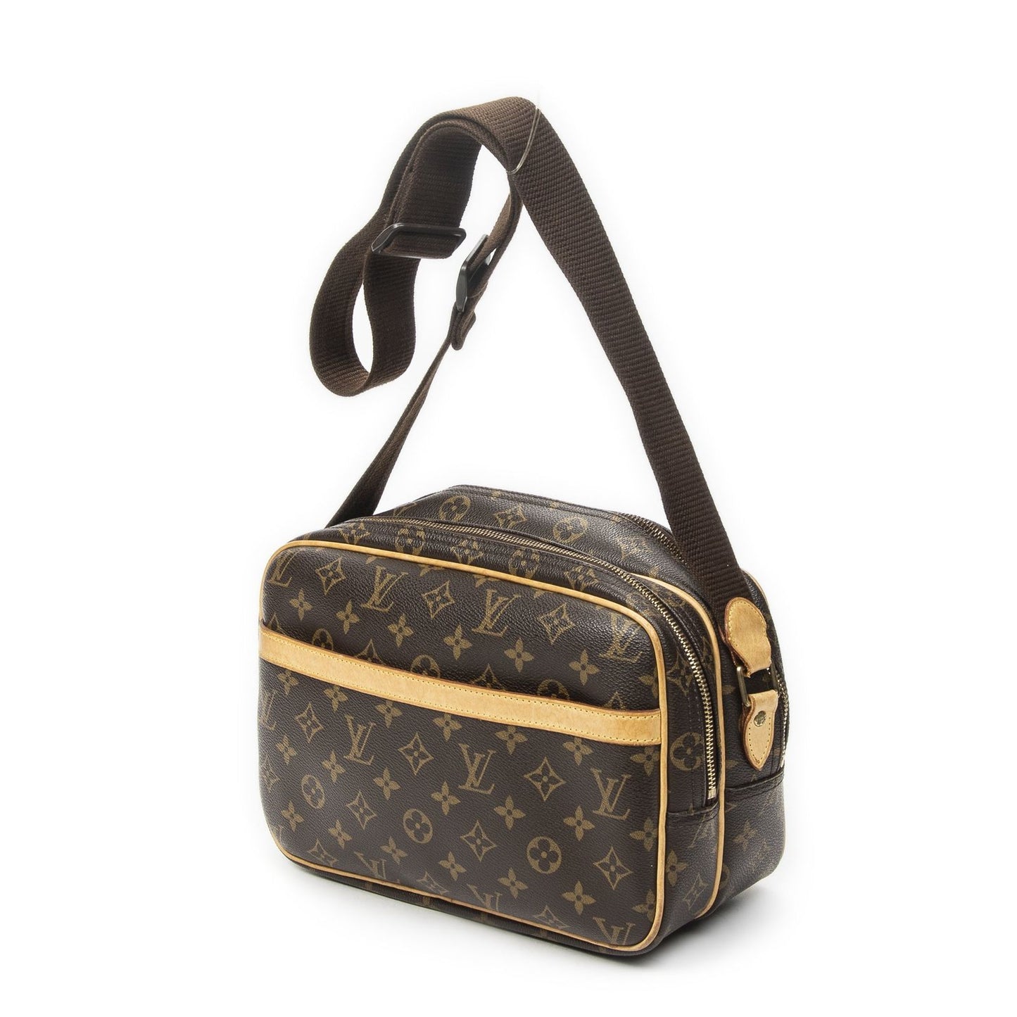 Louis Vuitton Reporter Brown Monogram Canvas Messenger — view 2