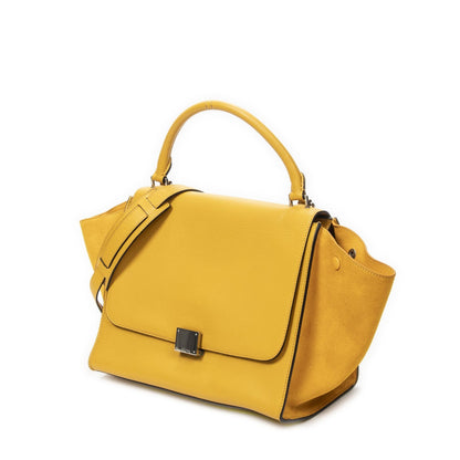 Celine yellow Gray calfskin Leather — view 2