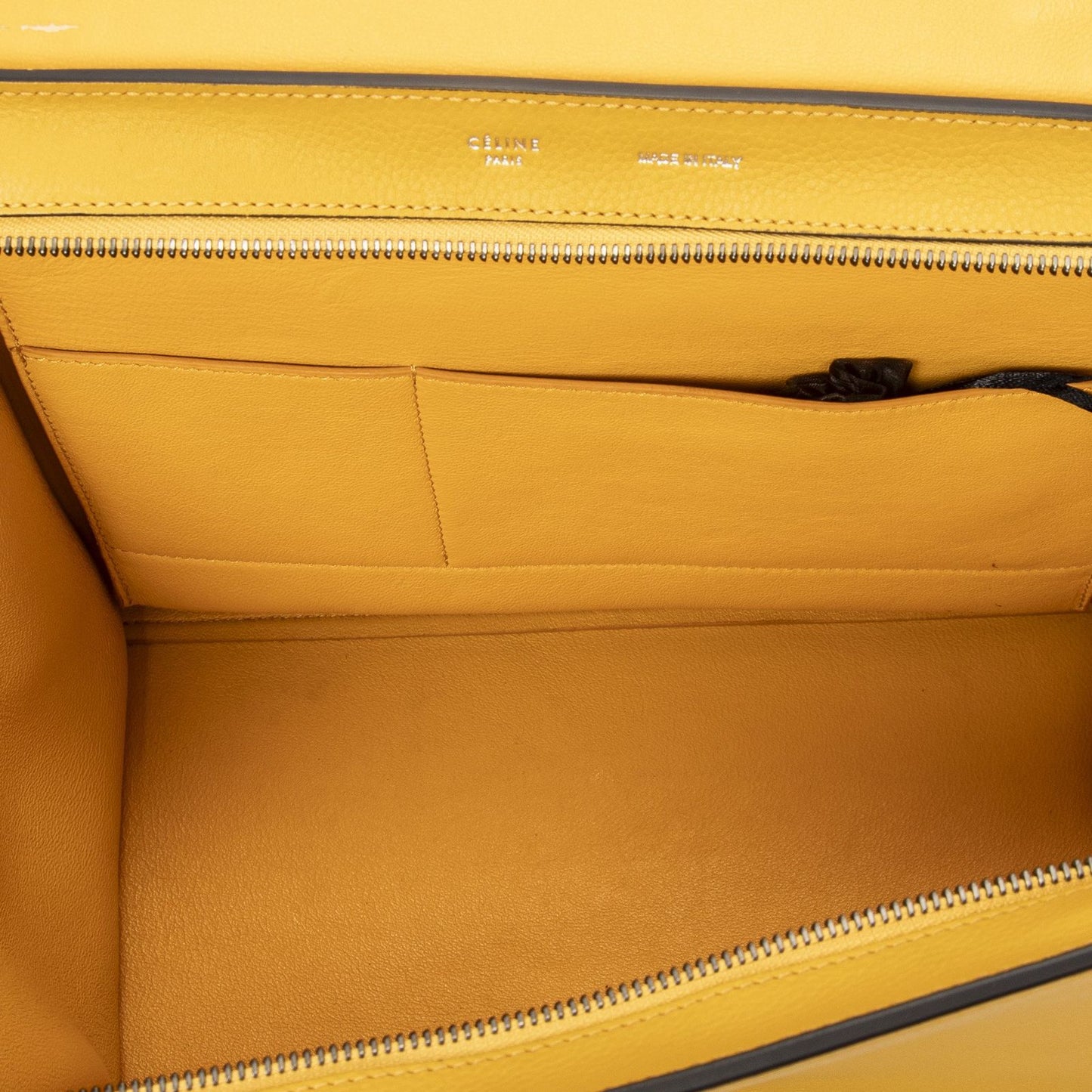 Celine yellow Gray calfskin Leather — view 9