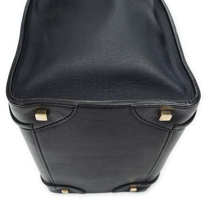 Celine Luggage Bag Navy Calfskin Leather — view 8