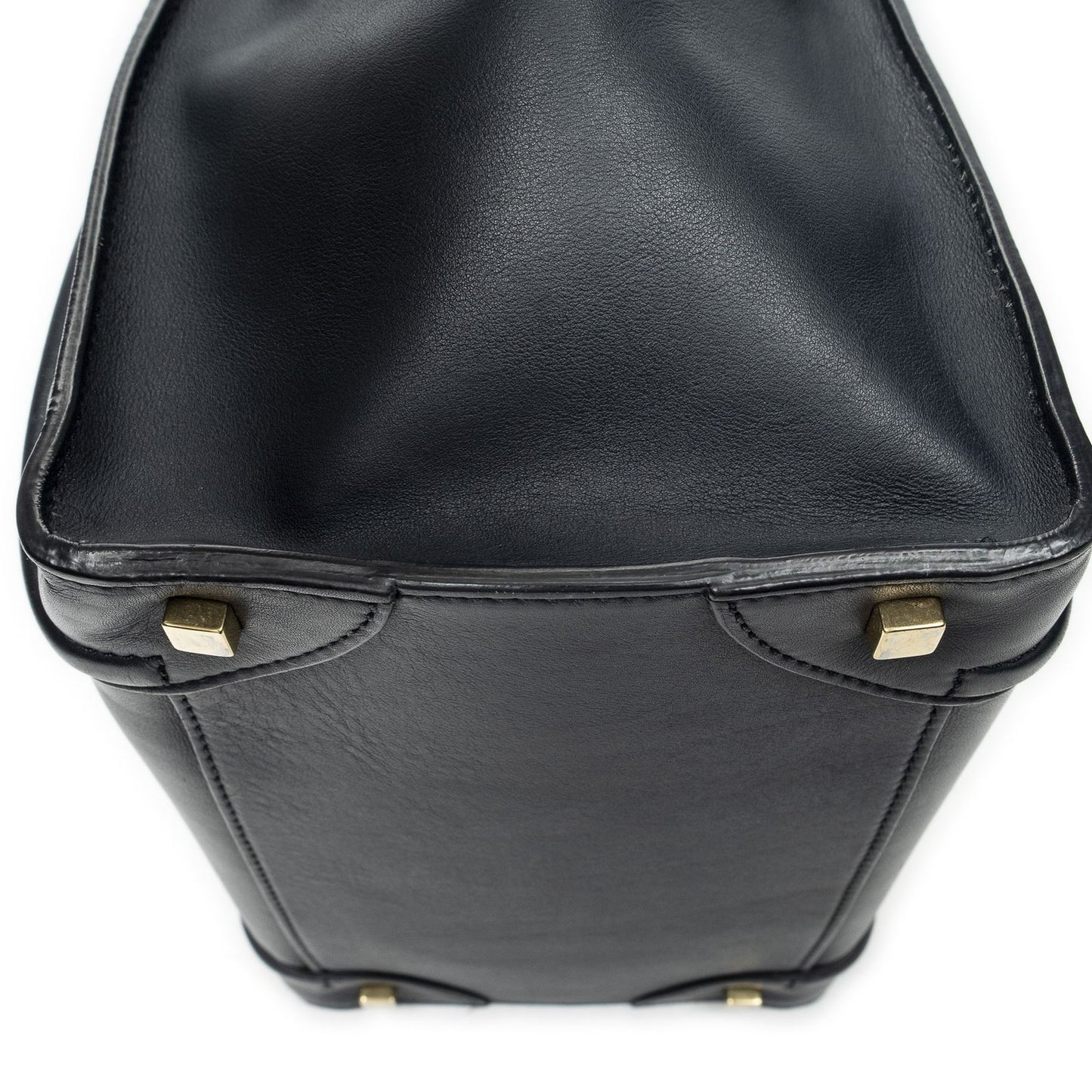 Celine Luggage Bag Navy Calfskin Leather — view 7