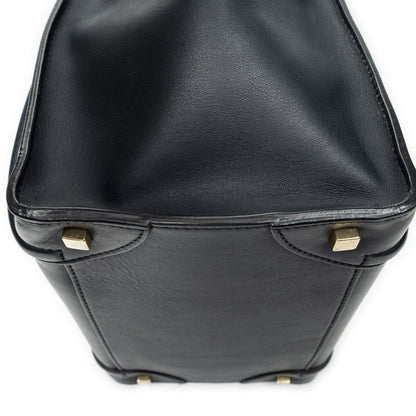 Celine Luggage Bag Navy Calfskin Leather — view 7