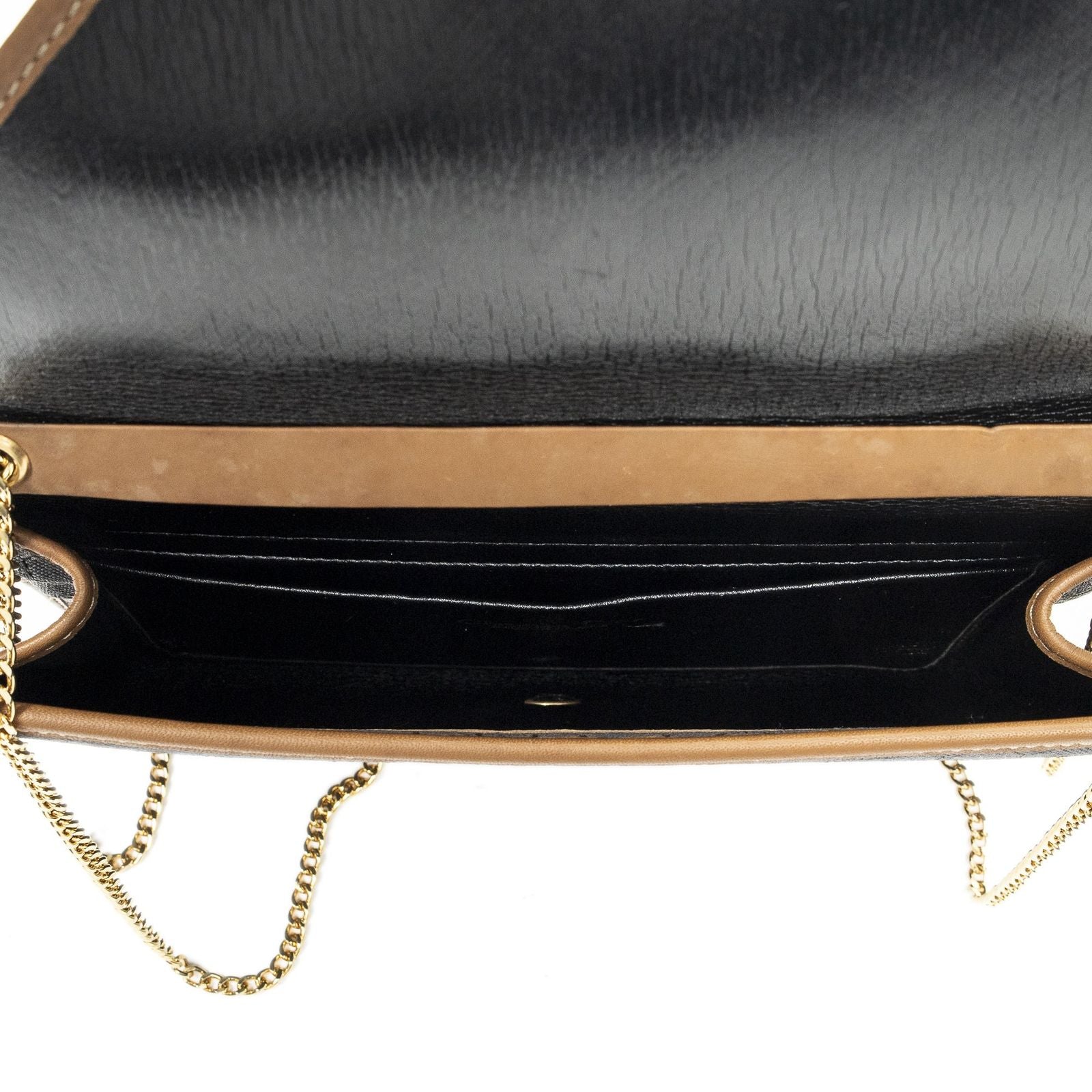 Dior Vintage Envelope Clutch Gray Brown Honeycomb Canvas — view 9