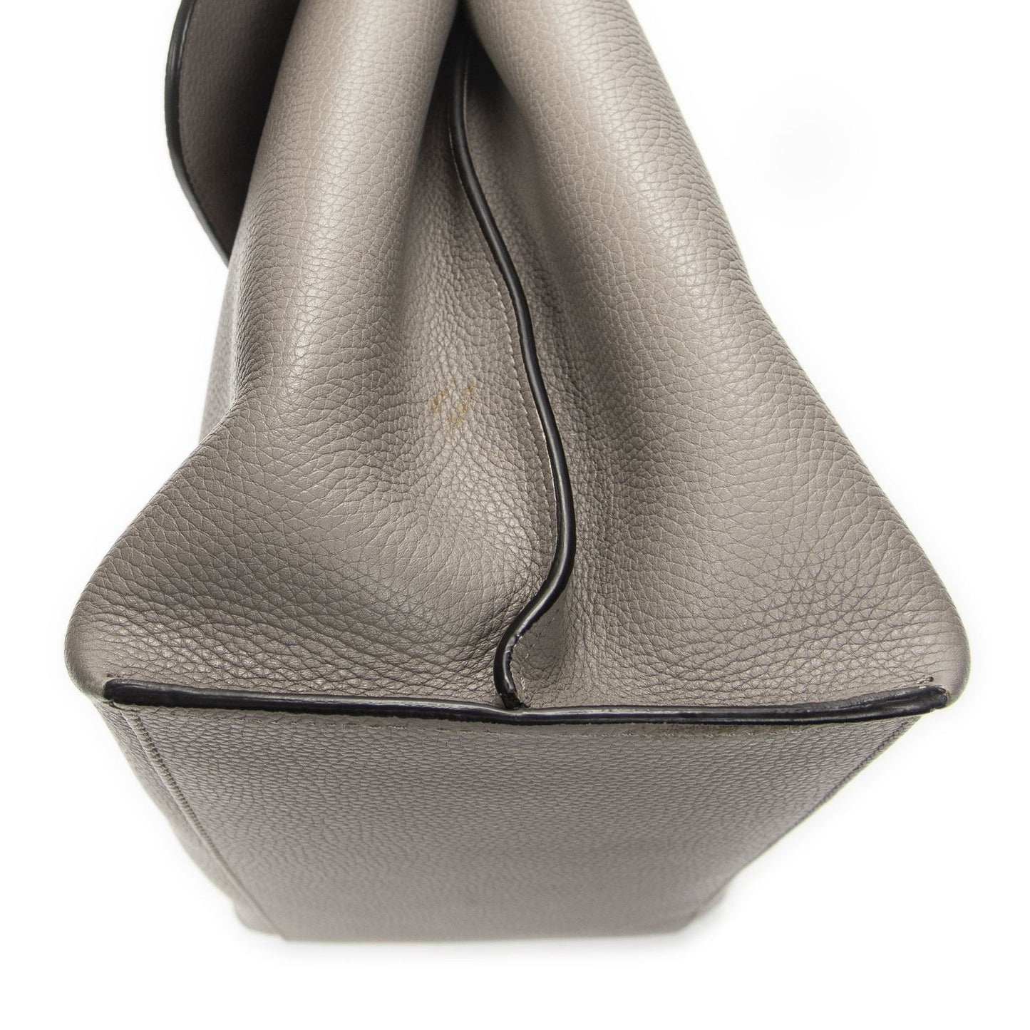 Gucci Large Daily Top Handle Gray Calfskin Leather — view 8