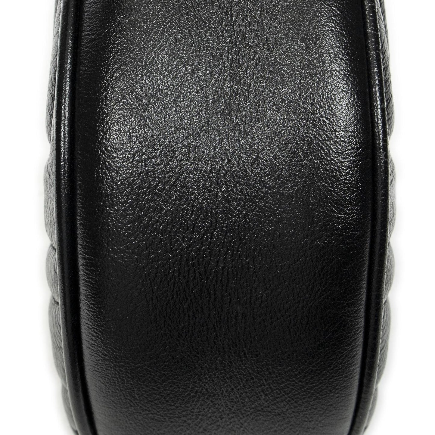 Gucci Small GG Marmont Chain Crossbody Black Matelasse Chez Blanc Leather — view 7