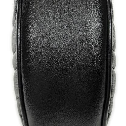 Gucci Small GG Marmont Chain Crossbody Black Matelasse Chez Blanc Leather — view 8