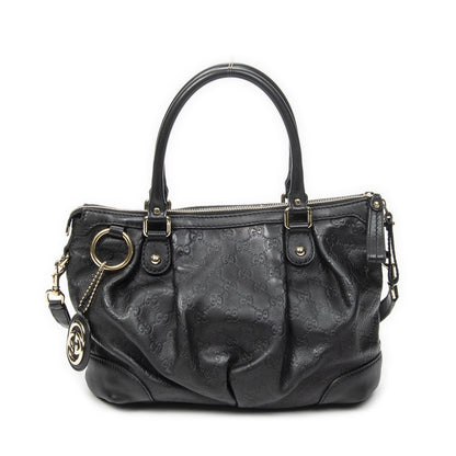 Gucci Sukey Top Handle Black Guccissima