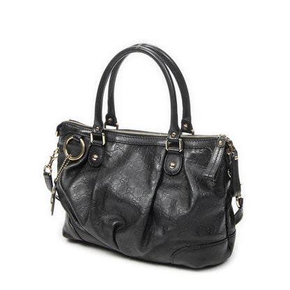 Gucci Sukey Top Handle Black Guccissima — view 2