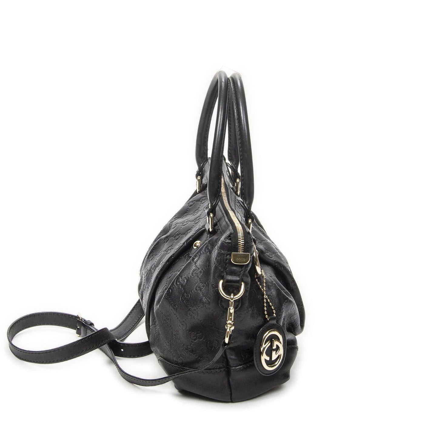Gucci Sukey Top Handle Black Guccissima — view 4