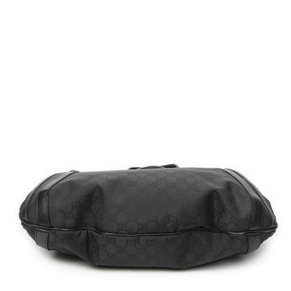 Gucci Convertible Tote Black GG Nylon Canvas — view 6