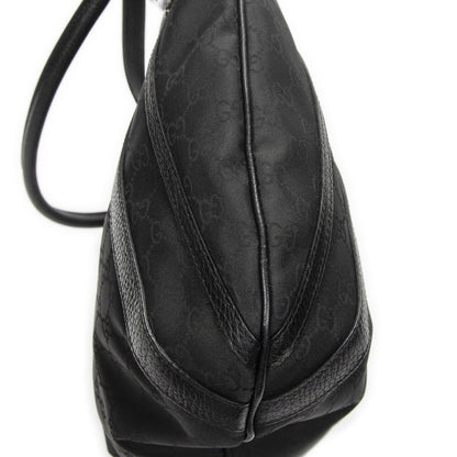 Gucci Convertible Tote Black GG Nylon Canvas — view 7