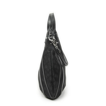 Gucci Convertible Tote Black GG Nylon Canvas — view 3