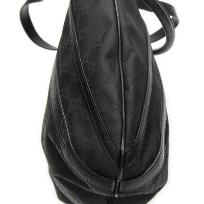 Gucci Convertible Tote Black GG Nylon Canvas — view 8