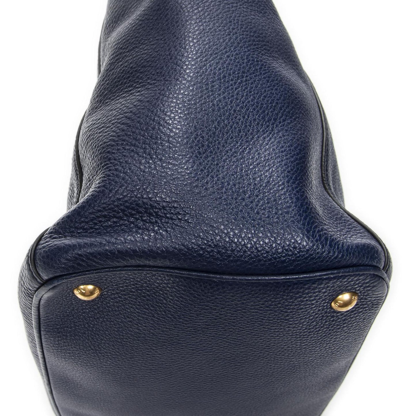 Prada Horizontal Tote Royal Blue Vitello Daino — view 7