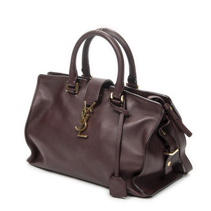 Saint Laurent Small Monogram Kababa Gandhi Smooth Calfskin Messenger — view 2