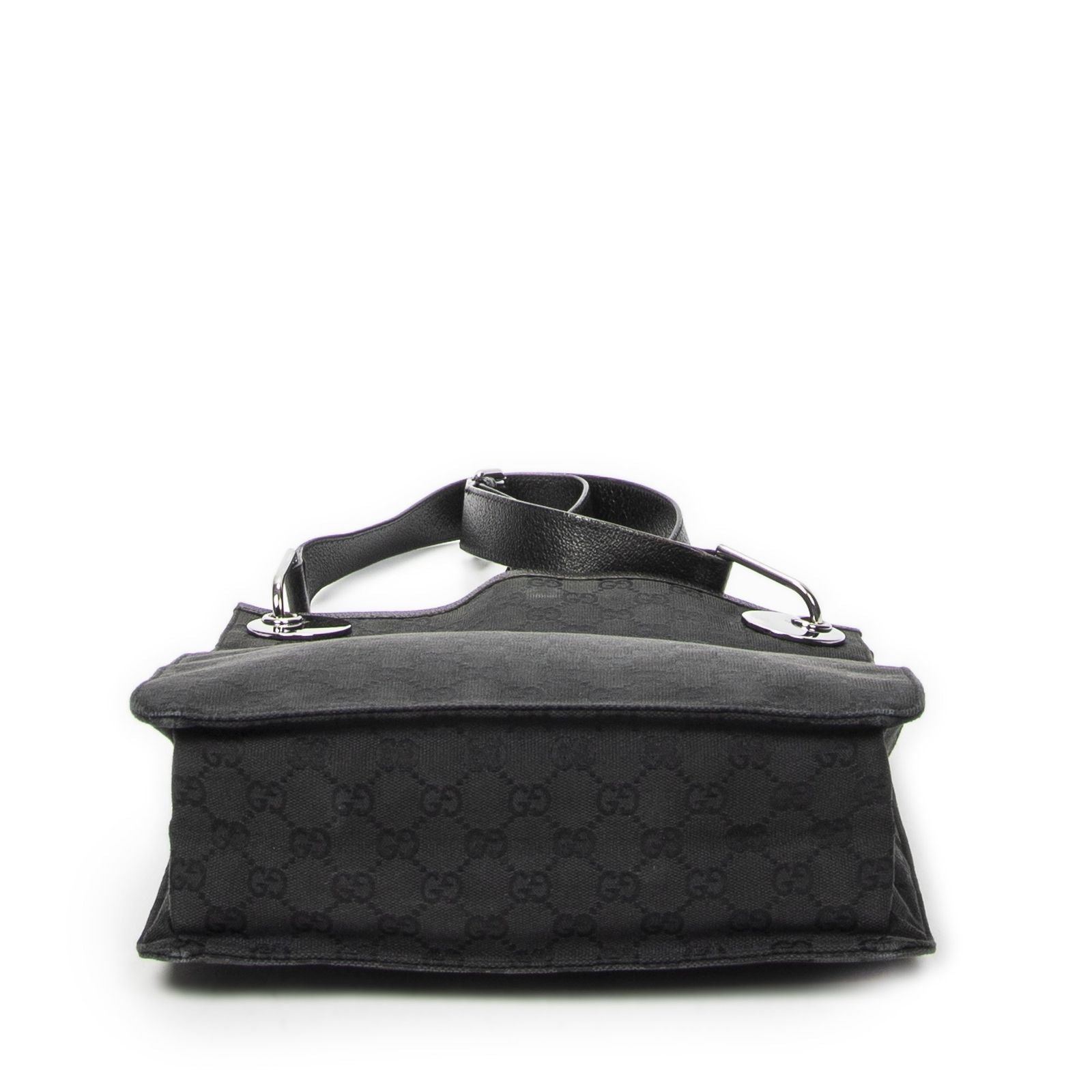 Gucci Vertical Eclipse Black GG Canvas Messenger — view 6