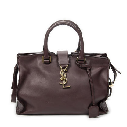 Saint Laurent Small Monogram Kababa Gandhi Smooth Calfskin Messenger