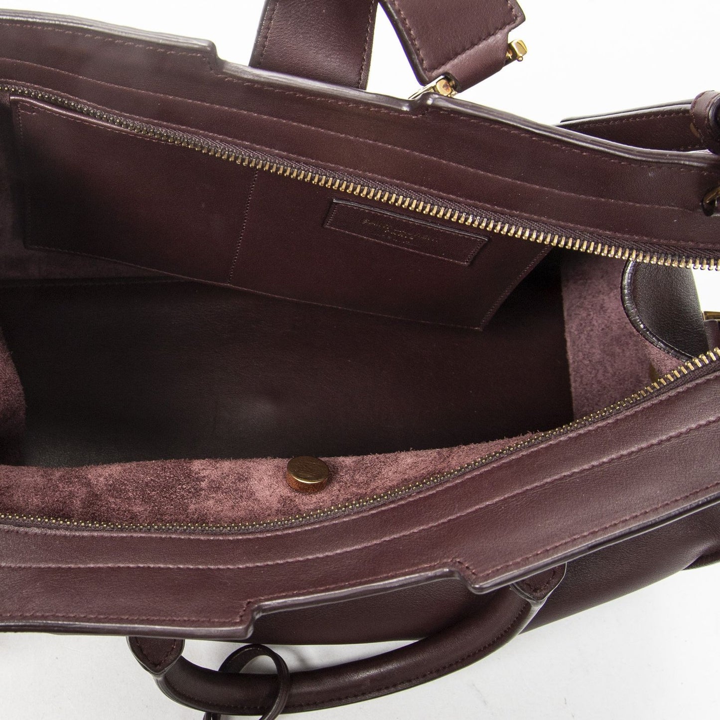 Saint Laurent Small Monogram Kababa Gandhi Smooth Calfskin Messenger — view 9