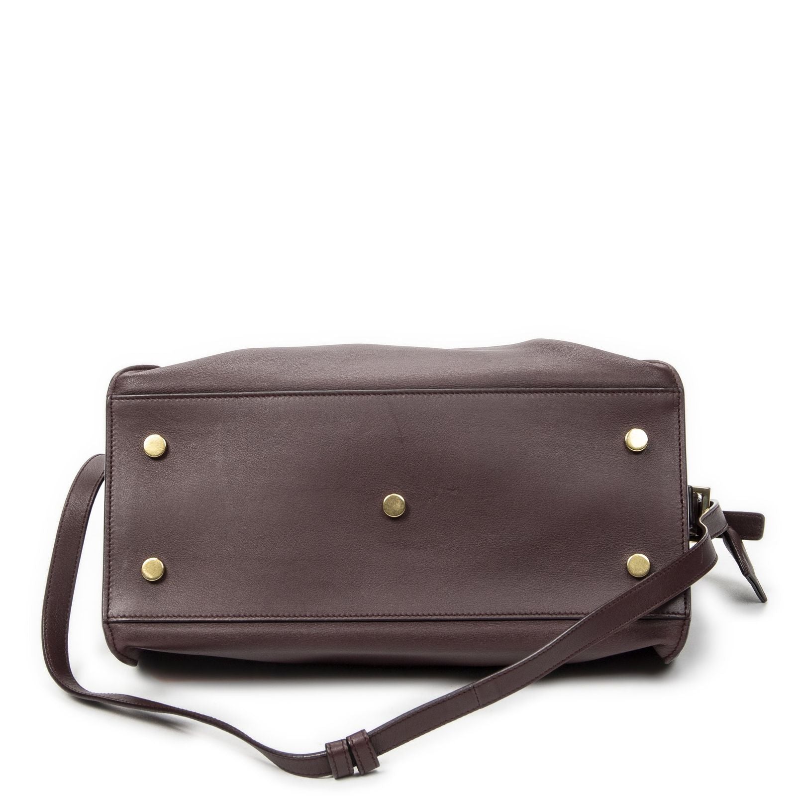 Saint Laurent Small Monogram Kababa Gandhi Smooth Calfskin Messenger — view 6