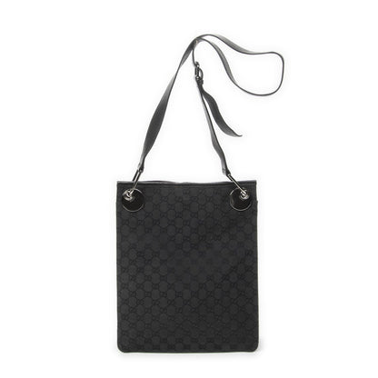 Gucci Vertical Eclipse Black GG Canvas Messenger — view 5
