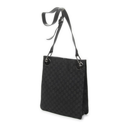 Gucci Vertical Eclipse Black GG Canvas Messenger — view 2