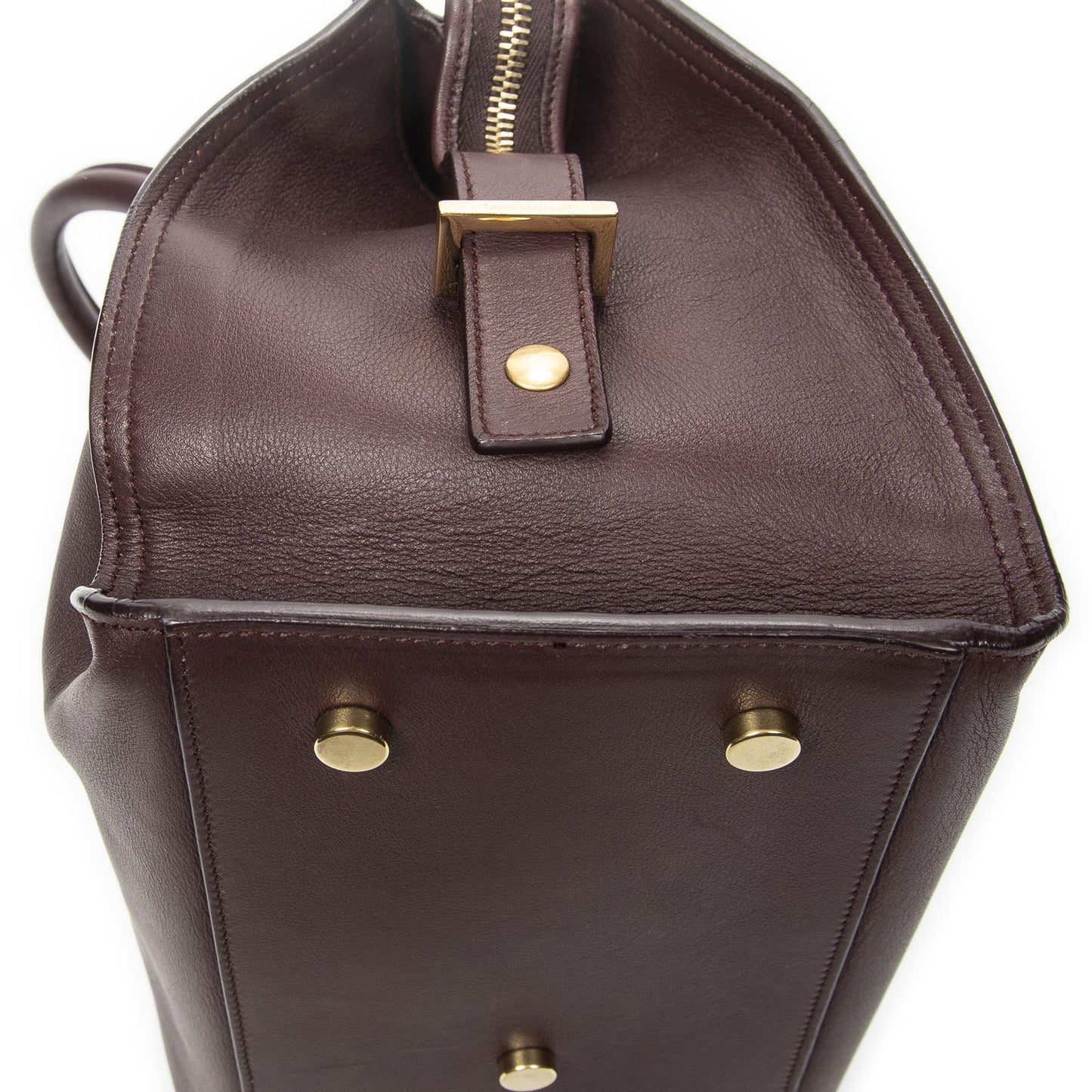 Saint Laurent Small Monogram Kababa Gandhi Smooth Calfskin Messenger — view 8
