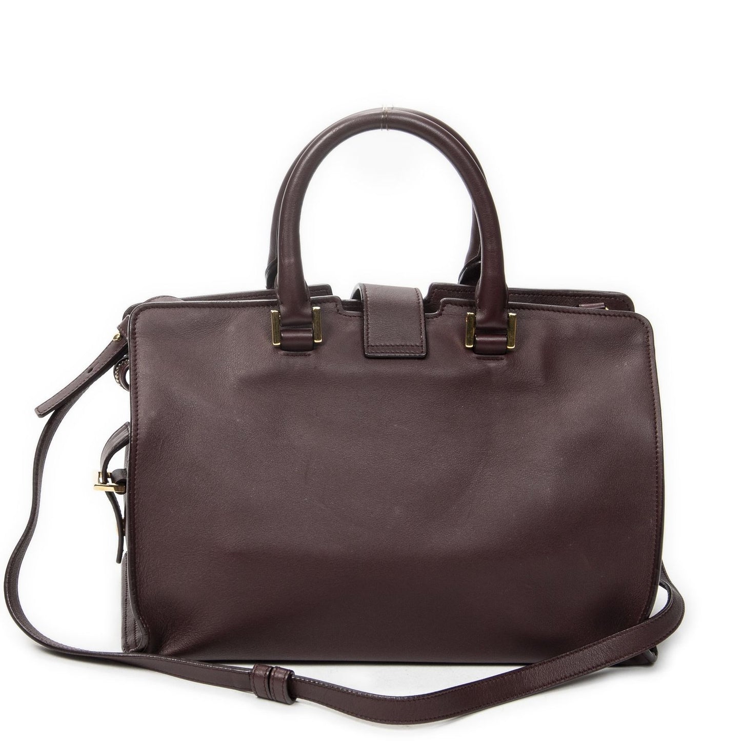 Saint Laurent Small Monogram Kababa Gandhi Smooth Calfskin Messenger — view 5