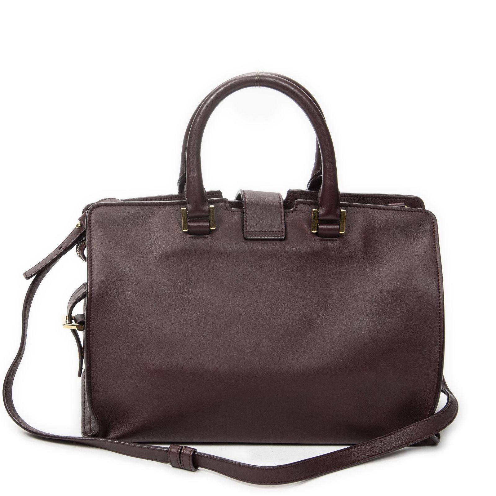 Saint Laurent Small Monogram Kababa Gandhi Smooth Calfskin Messenger — view 5