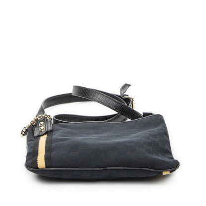 Gucci Web Jolique Crossbody Black GG Canvas — view 6