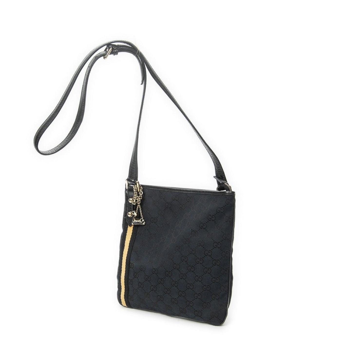 Gucci Web Jolique Crossbody Black GG Canvas — view 2