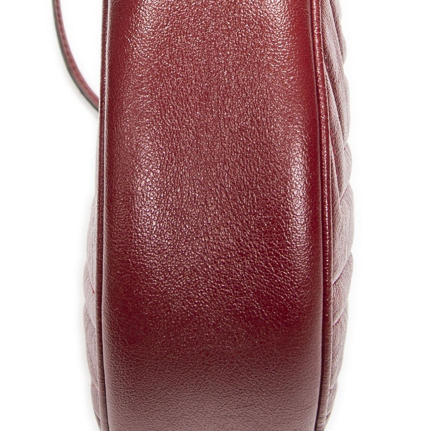 Gucci Small GG Marmont Chain Crossbody Red Matelasse Chez Blanc Leather — view 8