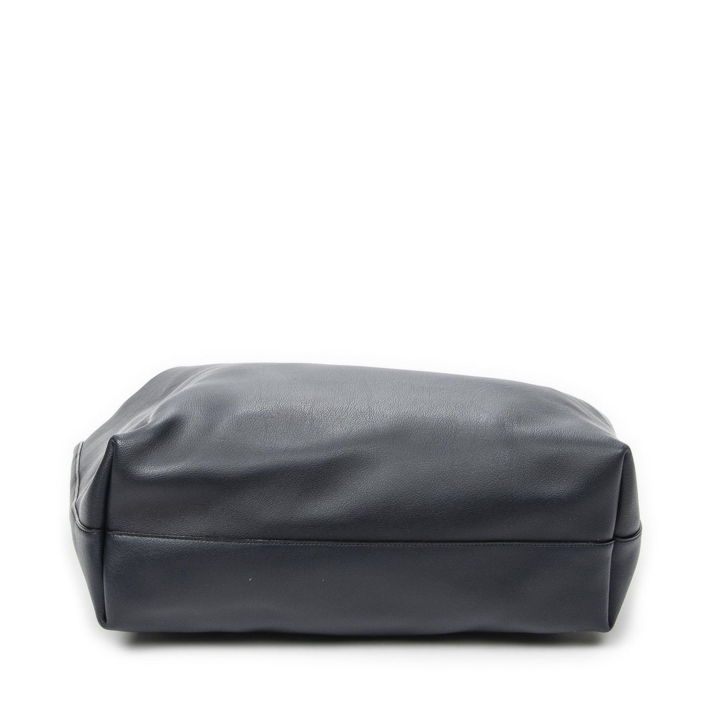 Saint Laurent East West Shopping Tote Navy Calfskin Leather — view 6