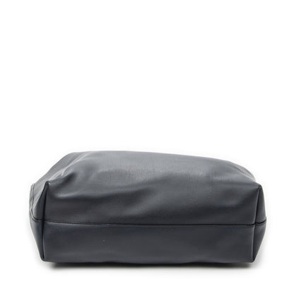 Saint Laurent East West Shopping Tote Navy Calfskin Leather — view 6