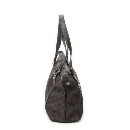 Gucci Abbey Tote Dark Brown GG Nylon Canvas — view 3