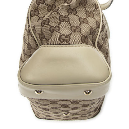 Gucci Mayfair Tote Ivory Beige GG Canvas — view 8