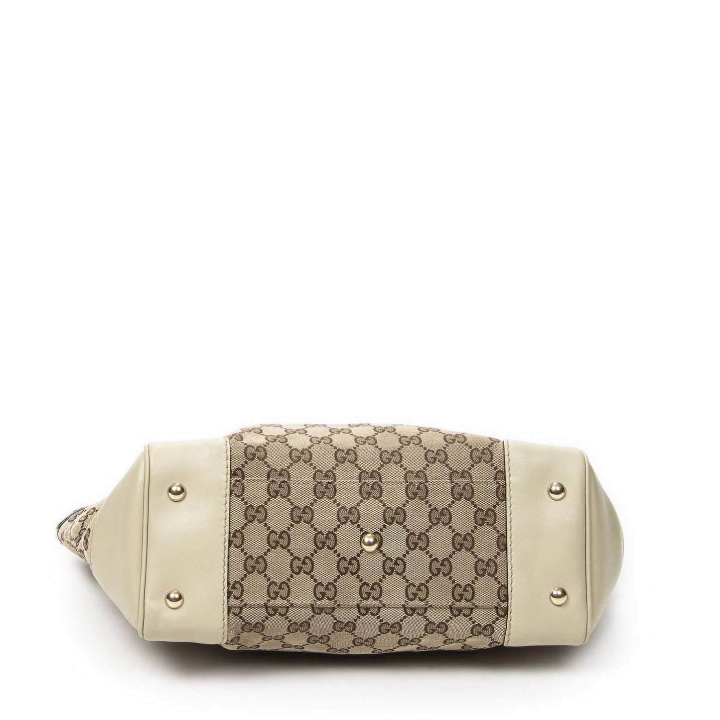 Gucci Mayfair Tote Ivory Beige GG Canvas — view 6
