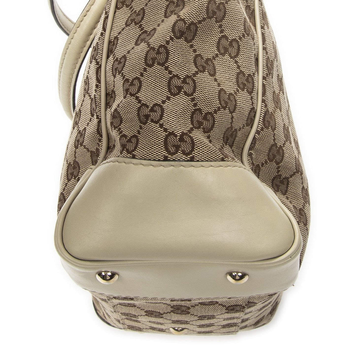Gucci Mayfair Tote Ivory Beige GG Canvas — view 7