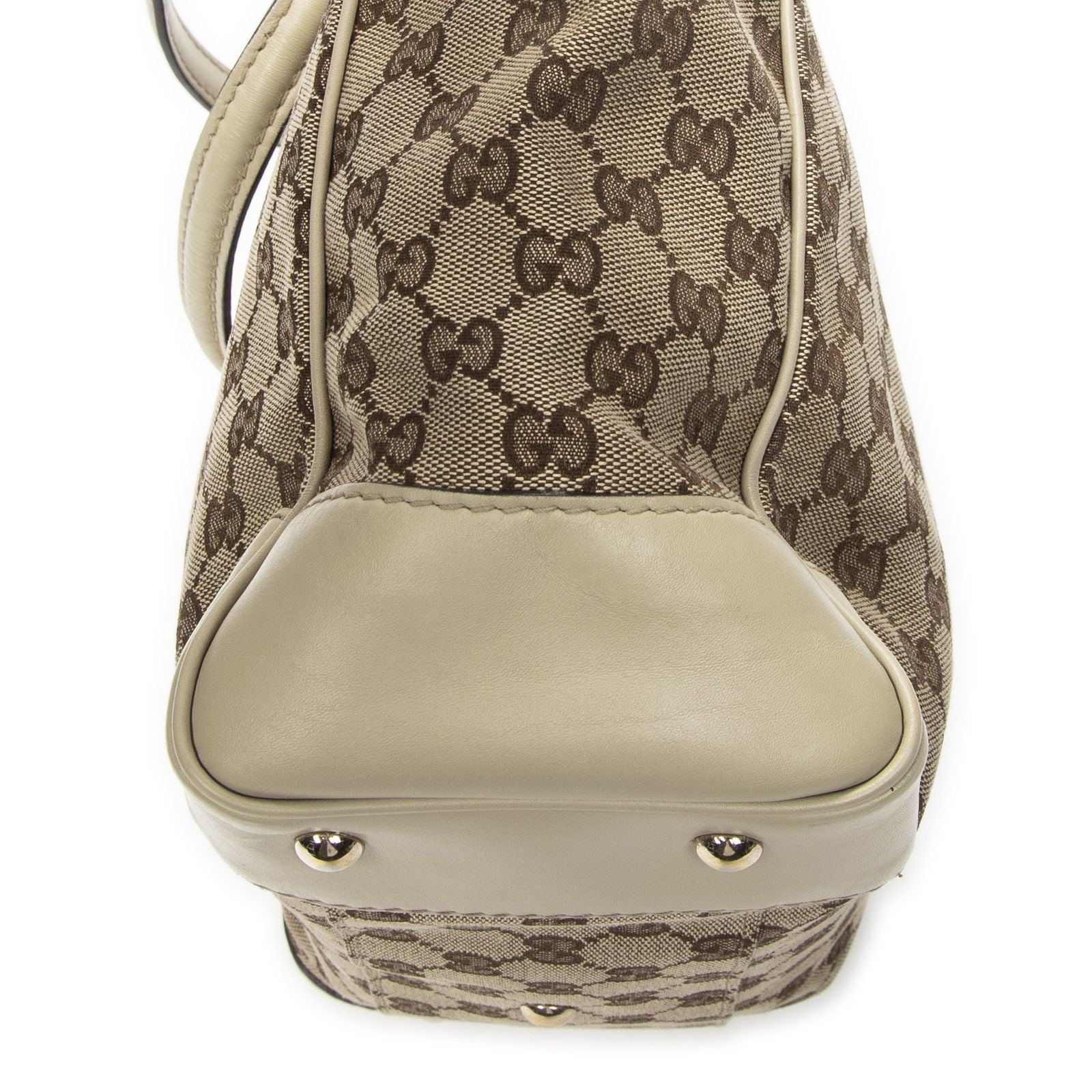 Gucci Mayfair Tote Ivory Beige GG Canvas — view 7