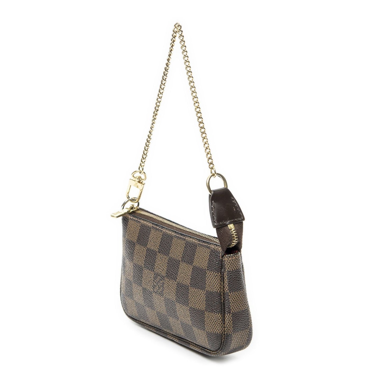 Louis Vuitton Mini Pochette Brown Damier Ebene — view 2