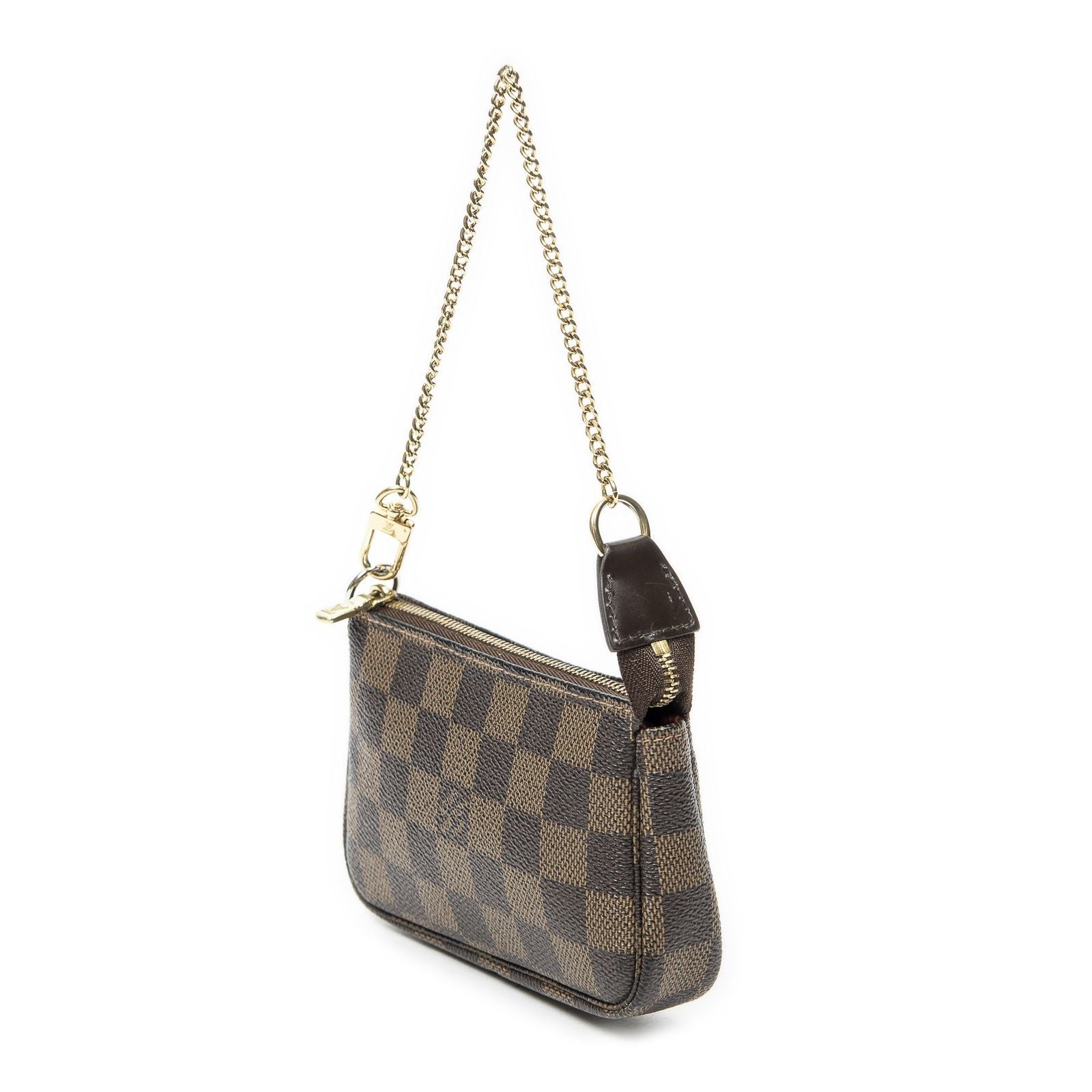 Louis Vuitton Mini Pochette Brown Damier Ebene — view 2