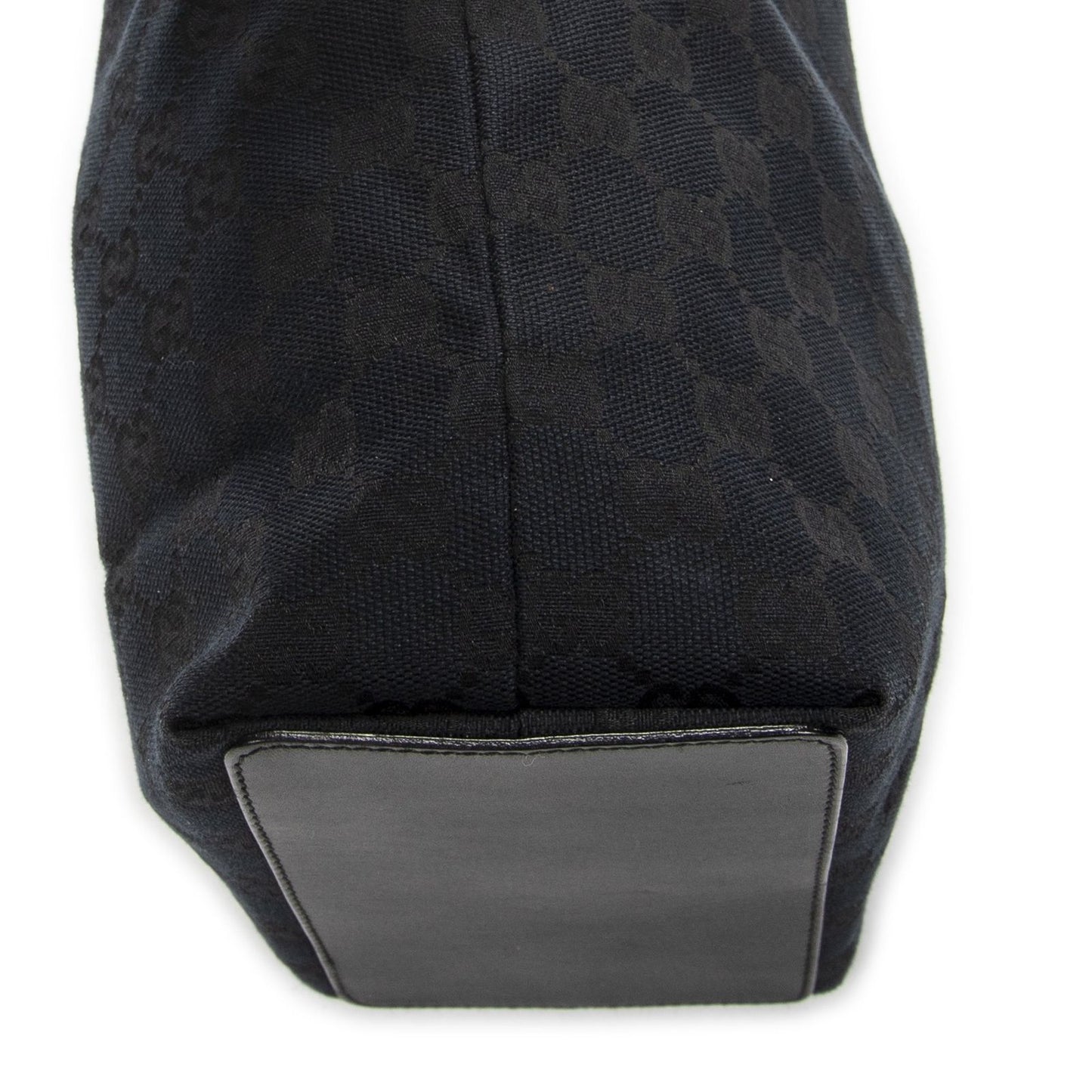 Gucci Small Bucket Tote Black GG Canvas — view 7