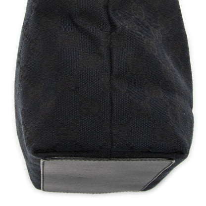 Gucci Small Bucket Tote Black GG Canvas — view 8