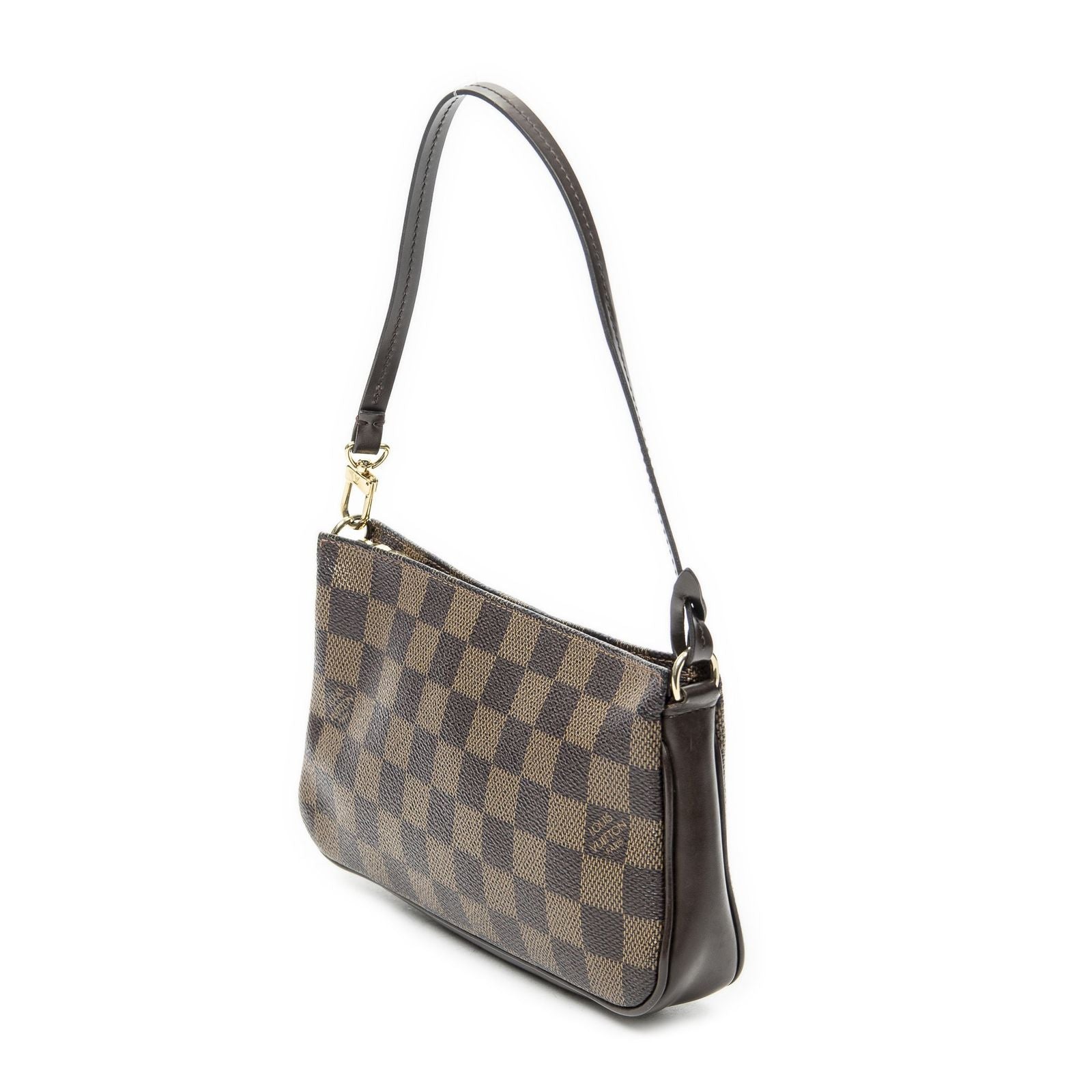 Louis Vuitton Navona Pochette Brown Damier Ebene — view 2