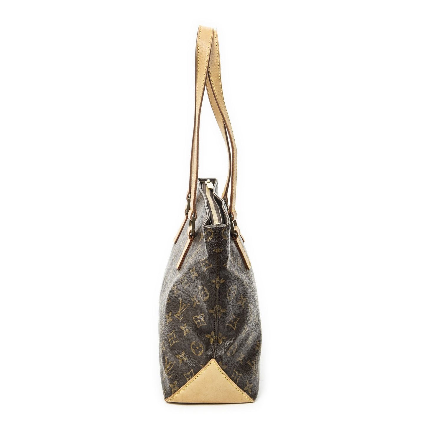 Louis Vuitton Cabas Piano Brown Monogram Canvas Tote — view 3