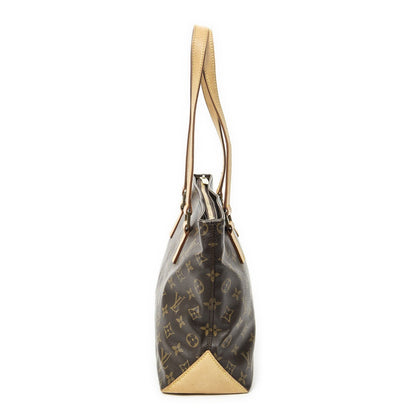 Louis Vuitton Cabas Piano Brown Monogram Canvas Tote — view 3